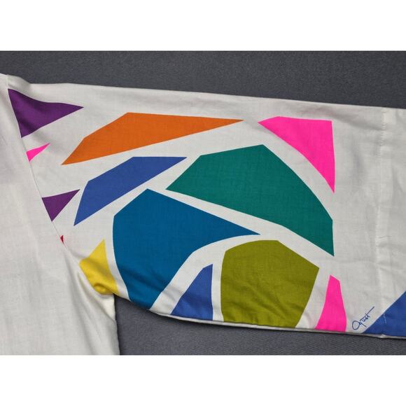 Vintage 80s Catherine Ogust Forever Dress For Penthouse Gallery Abstract Sz Med - Picture 5 of 9